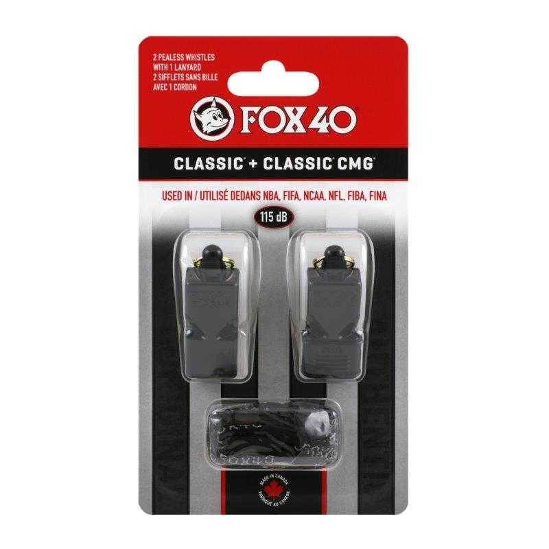 Fox 40 Pearl Official 90dB Whistle Black Used in NBA FIFA NFL FIBA NCAA  FINA