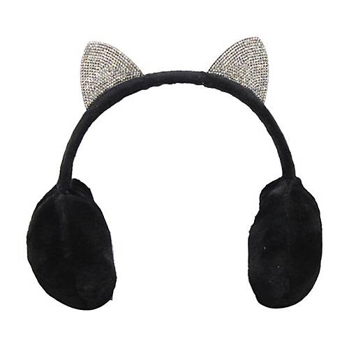 

Меховые наушники " Котик "чёрный 7Toys