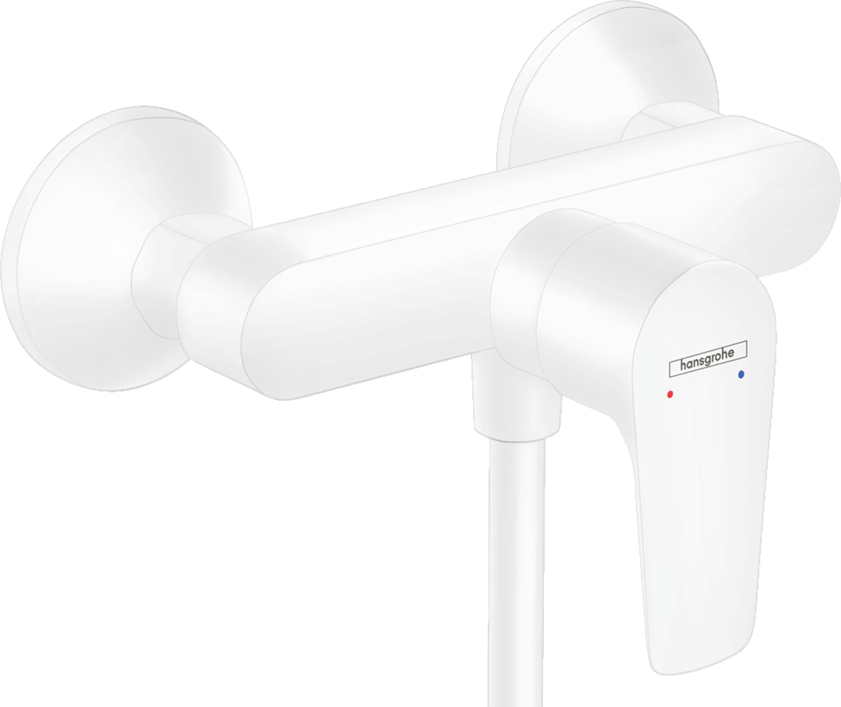 

Змішувач для душу Hansgrohe Talis E Matt White 71760700