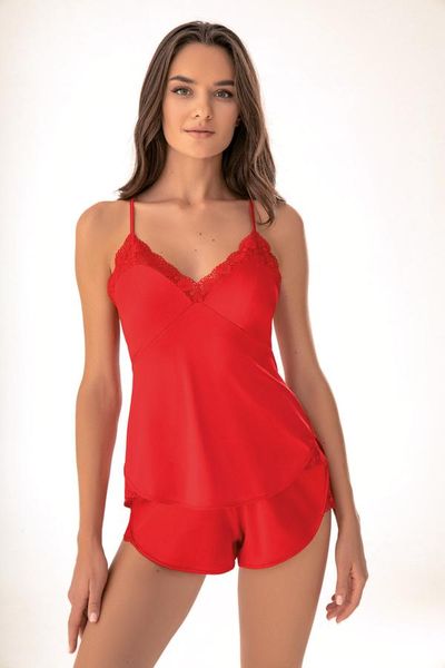 

Пижамные шорты из атласа Sharly Jasmine красные  6705/87, Пижамные шорты из атласа Sharly Jasmine красные XL 6705/87