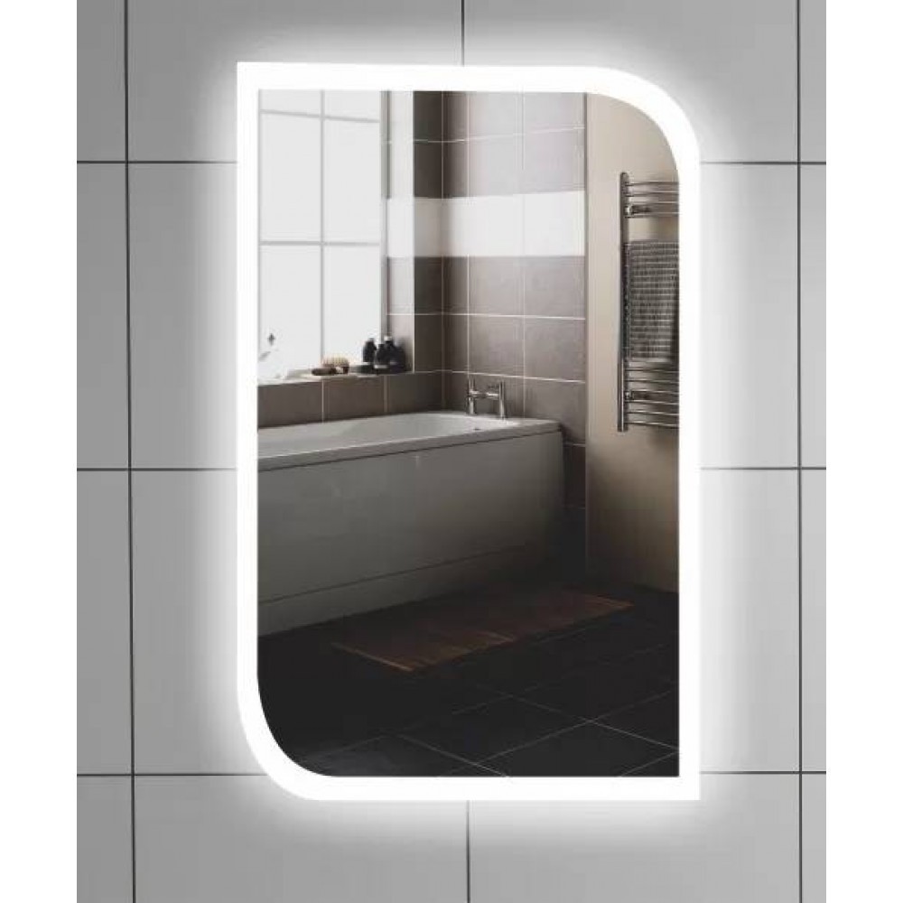 

Зеркало с LED подсветкой (70x110) ML - 36 фигурное