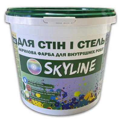 

Краска акриловая Skyline водоэмульсионная для стен и потолков 10 л (14 кг)