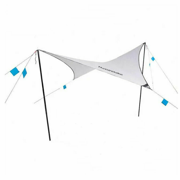 

Тент для кемпінгу Naturehike Rhombus NH19TM003, 150D / Silver Coated, 402*268 см, сірий