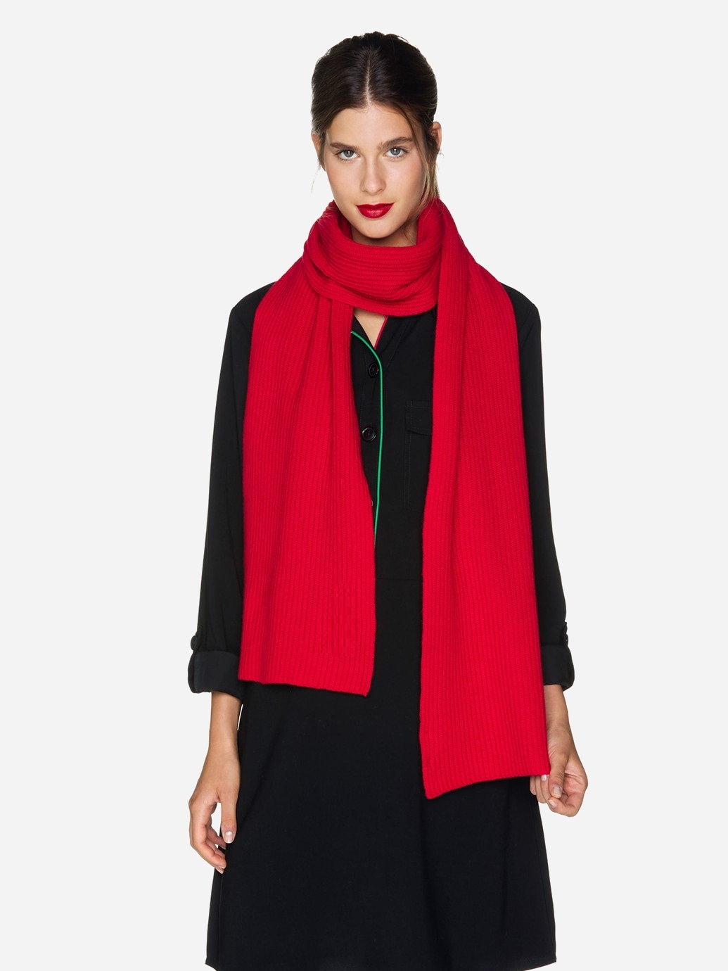 

Шарф H&M 9608973abr 25х170 см Красный