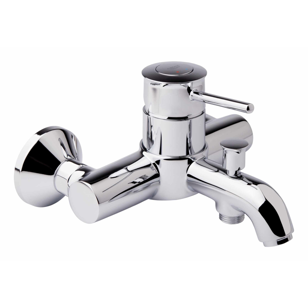 

Настенный однорычажный смеситель для ванны Grohe BauClassic 32865000 Хром