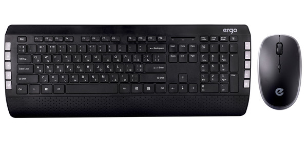 

Комплект бездротовий (клавіатура+мишка) ERGO KM-850 WL