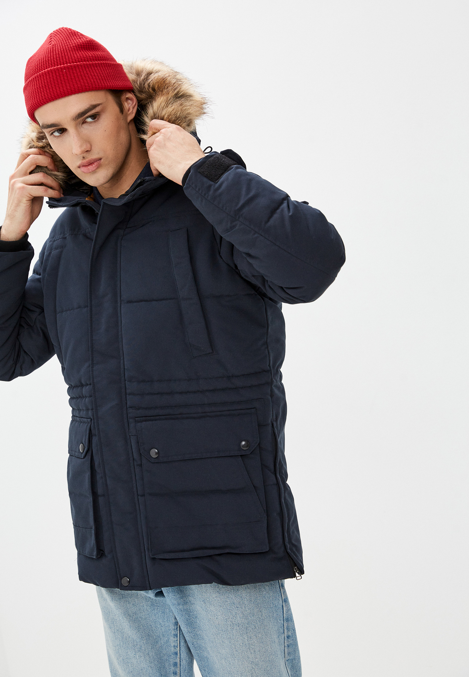 

Куртка Jack&Jones CASPER PARKA 12190025 Dark Navy XXL тёмно синий