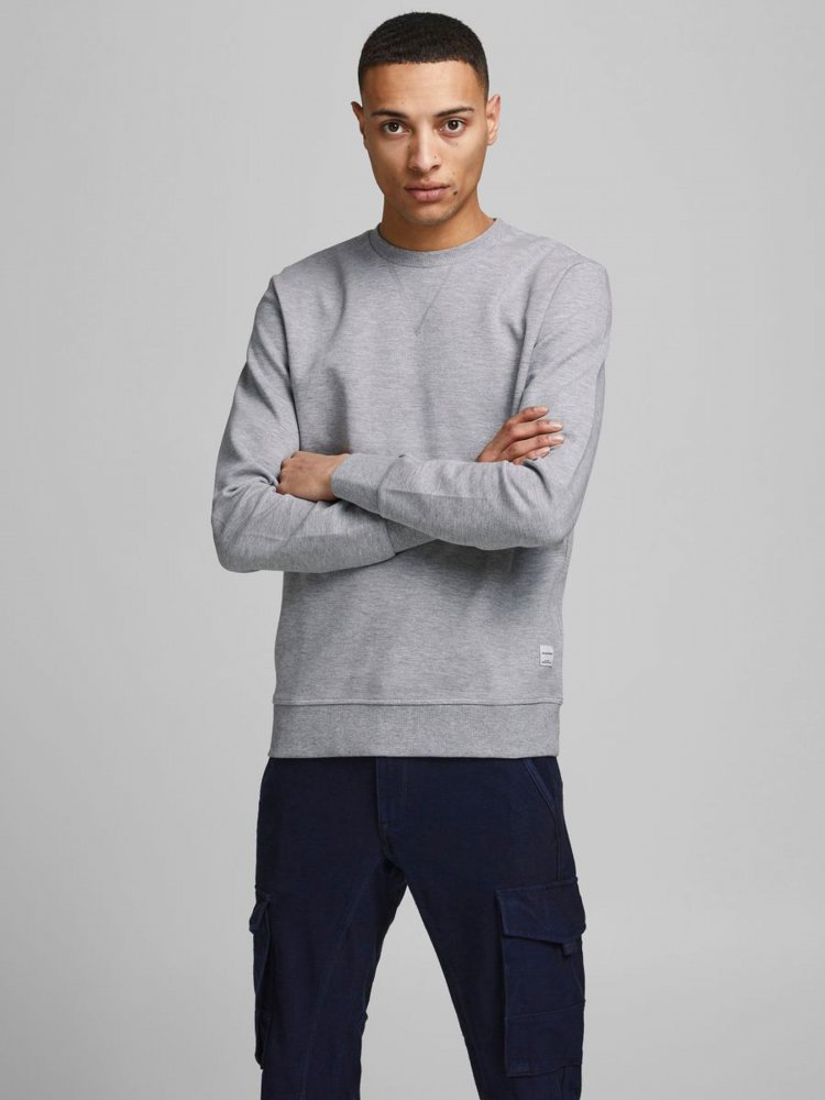 

Свитшот Jack & Jones 12181903-54013  Light Grey Melange, Свитшот Jack & Jones 12181903-54013 S Light Grey Melange