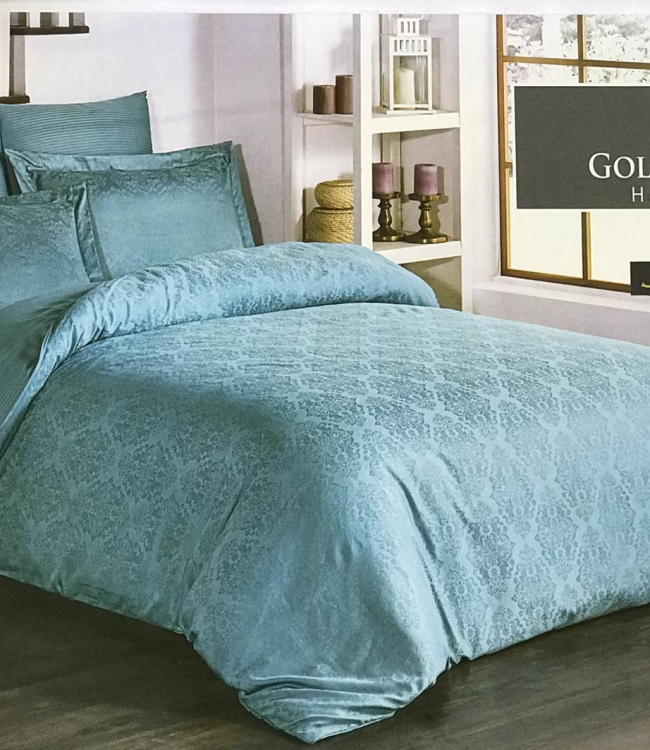 

Комплект постельного белья Gold Soft Life Adelia Евро жаккард бирюзовый арт.ts-02858