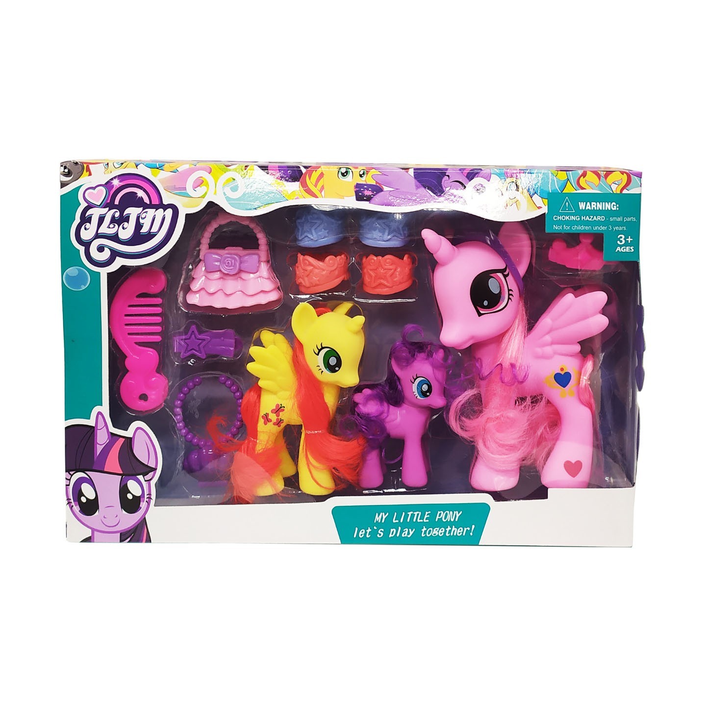 

Игровой набор Bambi Little Pony XQ9925A Розовый