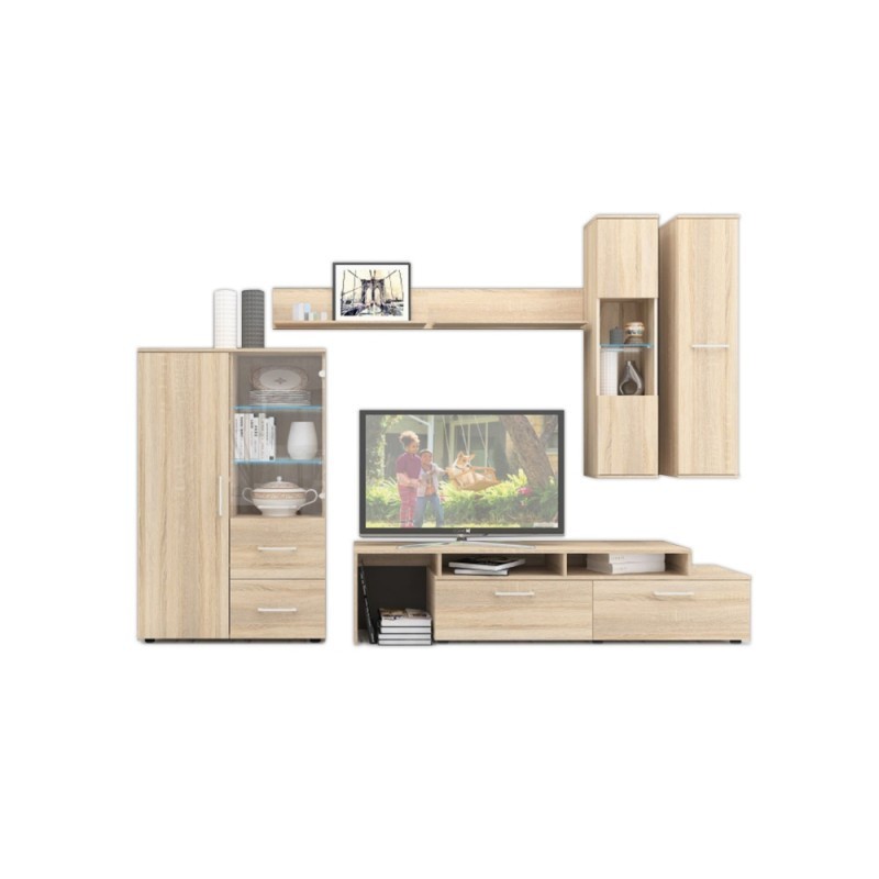 

Гостиная LUXE STUDIO Террі 2800х450х2000мм дуб сонома світлий