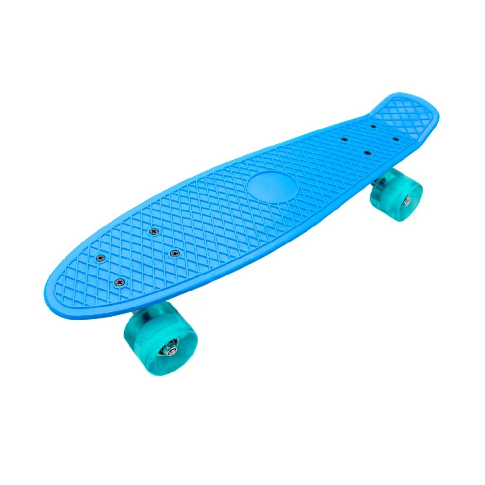

Пенни борд Penny Cruiser 22 светящиеся Голубой