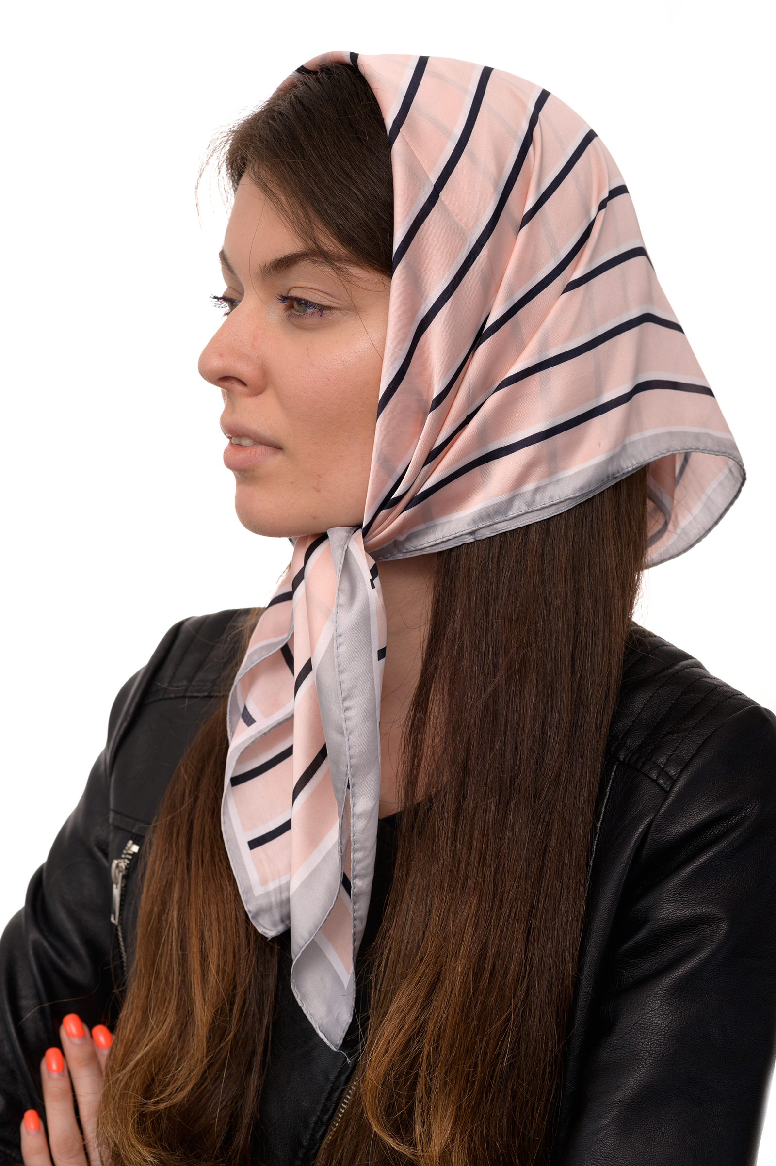 

Хустка 70 * 70 см Рожевий (GLP2307 pink)
