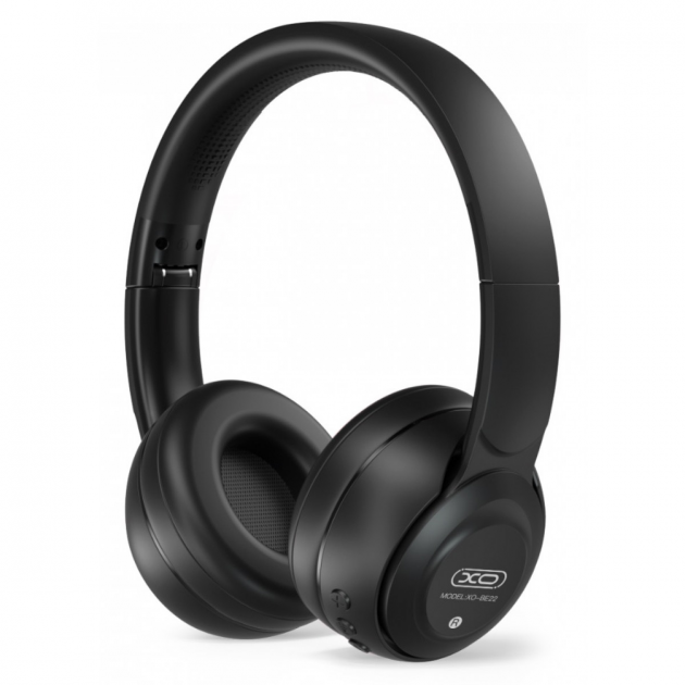 

Беспроводные накладные блютуз наушники XO Bluetooth Черные GM-BE22