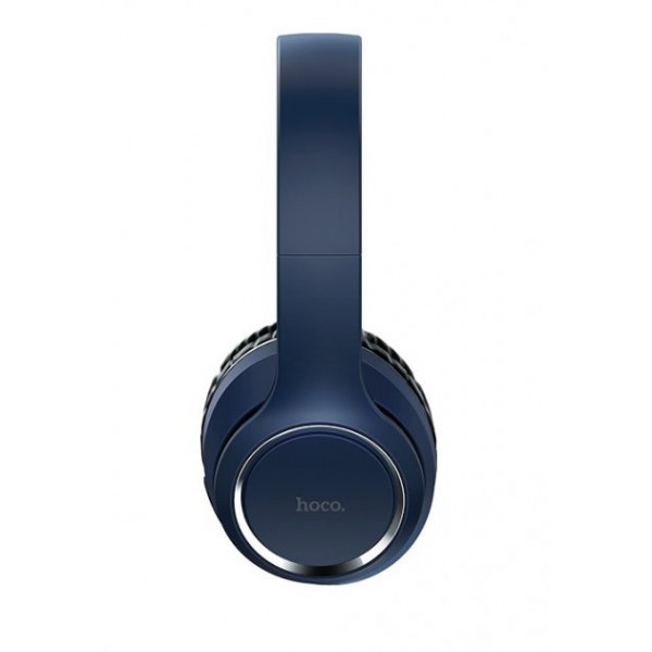 

Беспроводные накладные блютуз наушники HOCO Bluetooth Синие GM-W28
