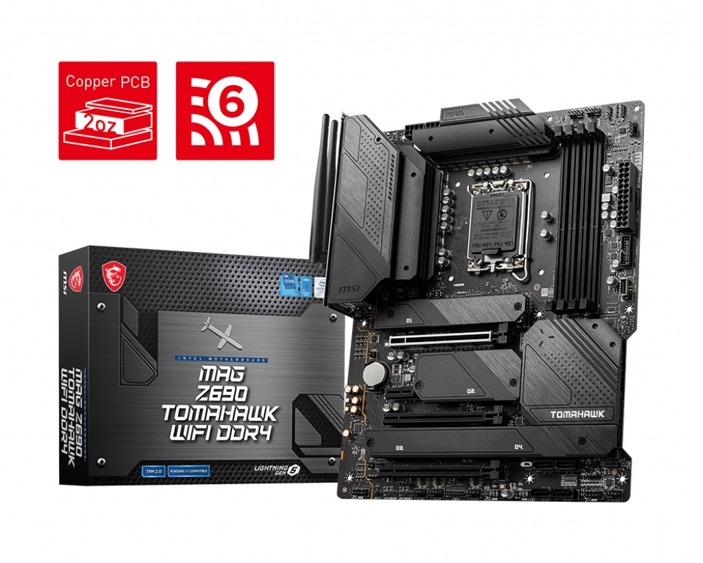 

Материнская плата MSI MAG Z690 Tomahawk WiFi DDR4 Socket 1700
