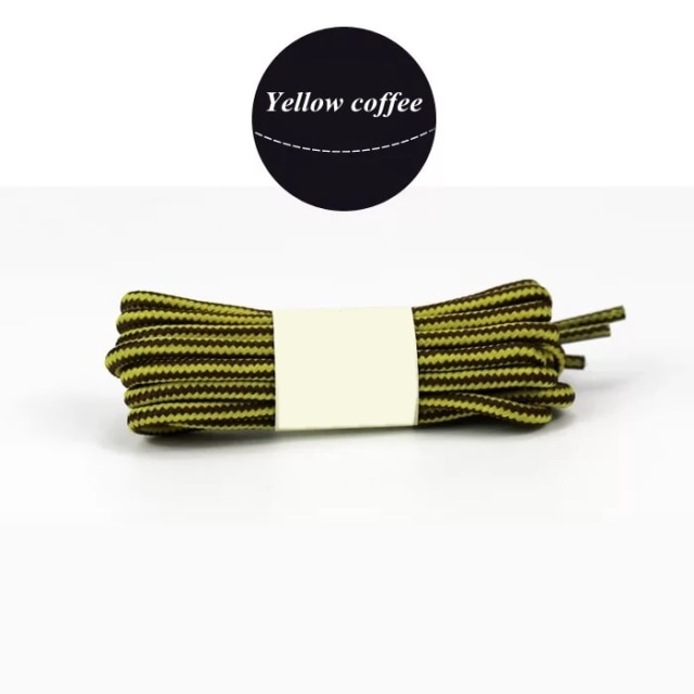 

Шнурки в полоску для обуви Yellow Coffee 150 см