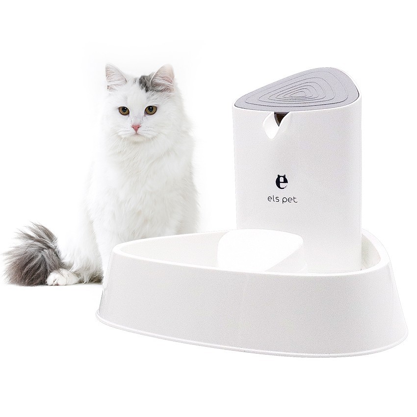 

Поилка-фонтан для кошек и собак Els Pet B301 "Башня" 1,8л Белая