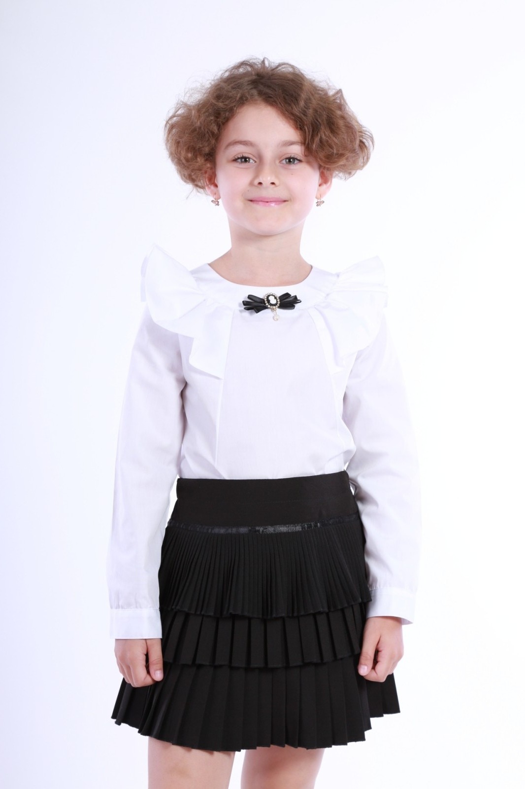 

Блуза Piccolo L Карина 140 см Белая 181760