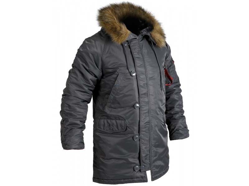 

Куртка Аляска Slim Fit N-3B Gray (S)