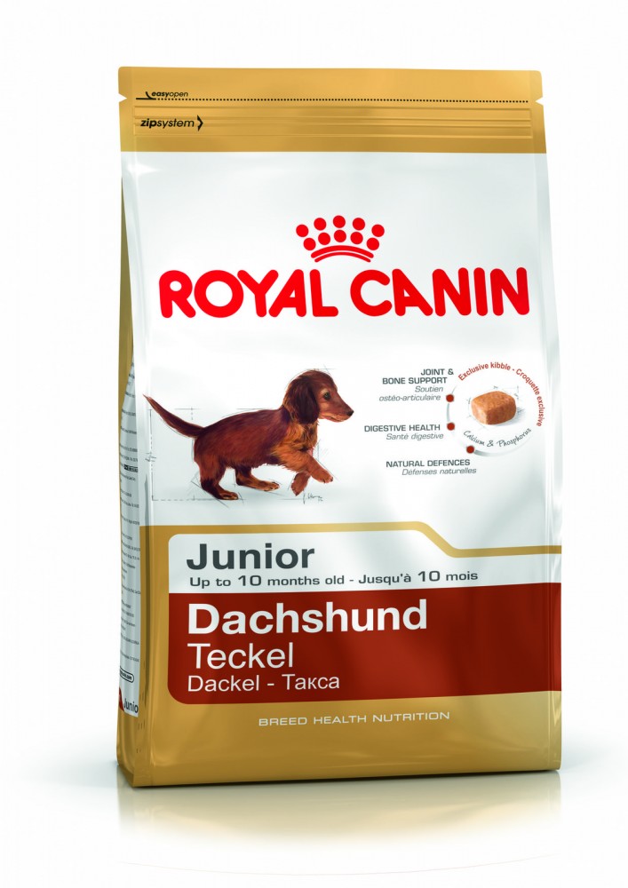 

Корм для щенков породы Такса Royal Canin DACHSHUND JUNIOR 1,5 кг (2437015)