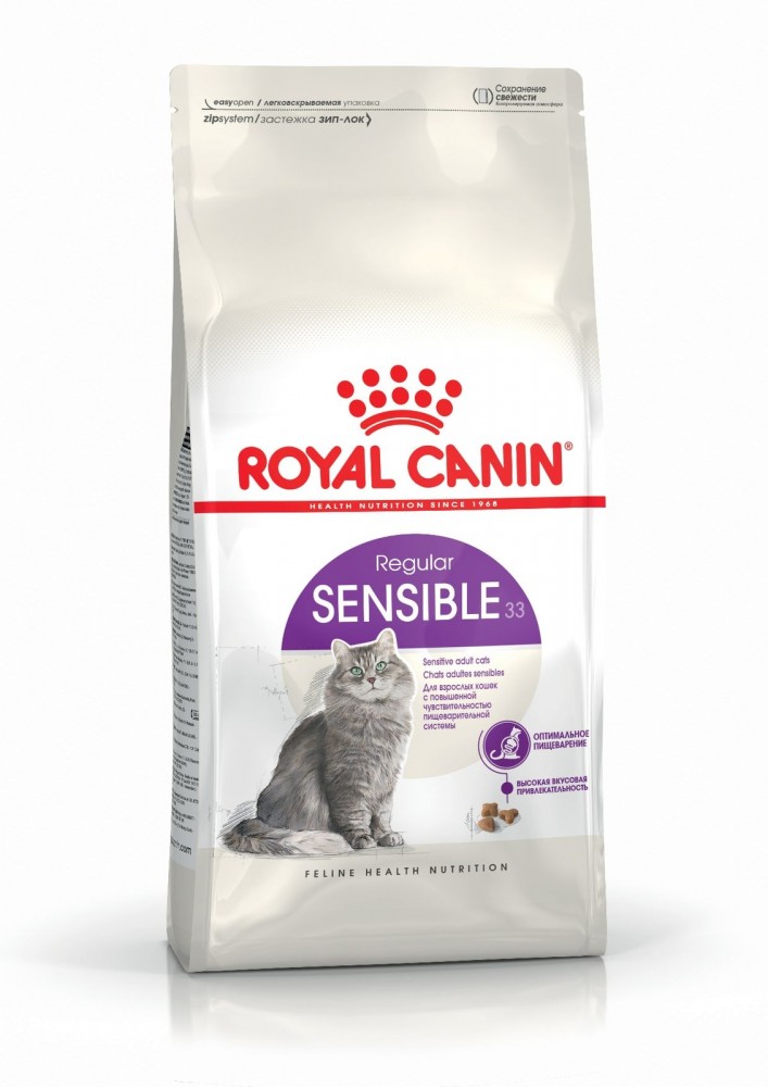 

Корм для кошек с чувствительной пищеварительной системой Royal Canin Sensible 33 2 кг (2521020)