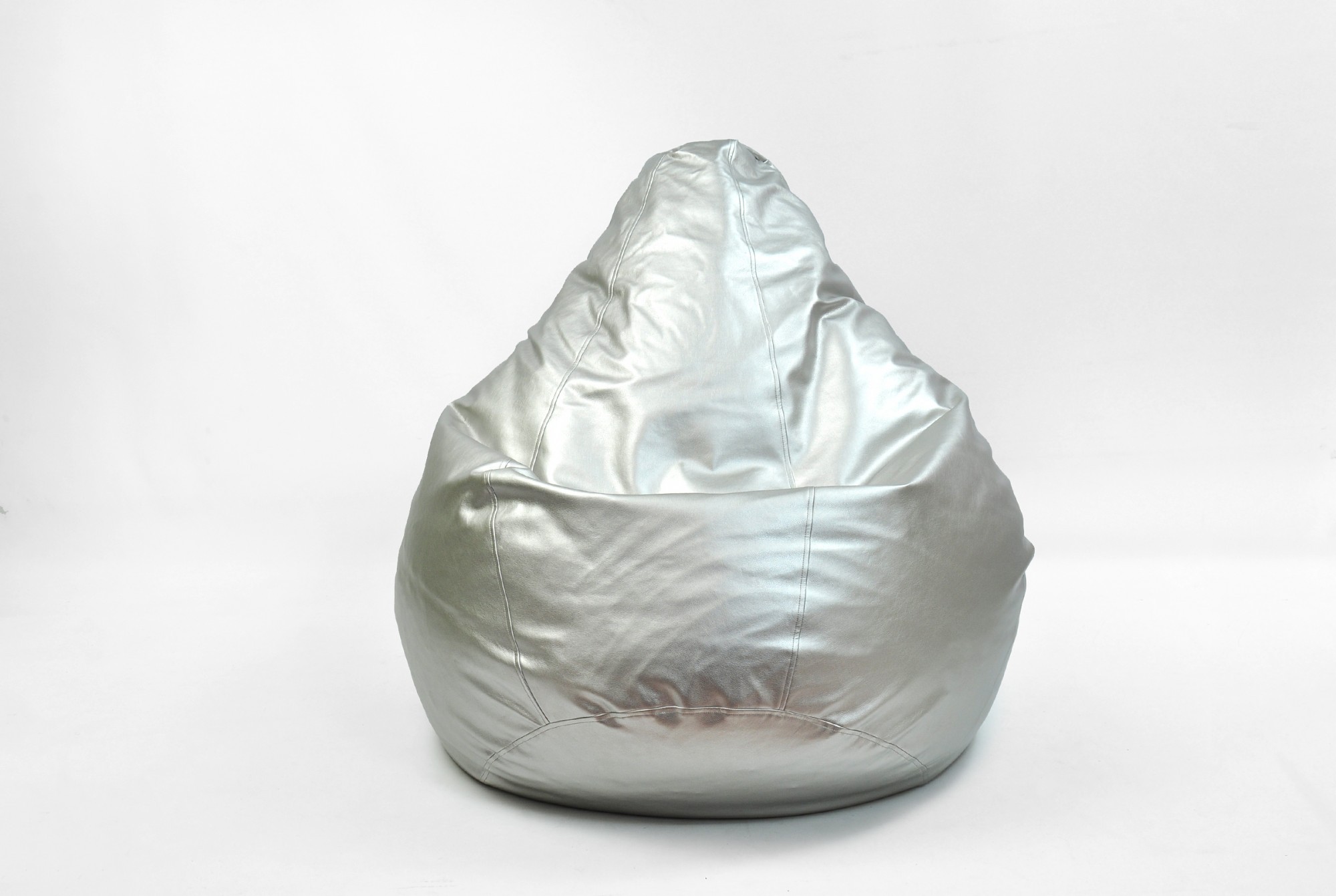 

Кресло-мешок Ecobag Груша однотонная 120/80 Серебристый