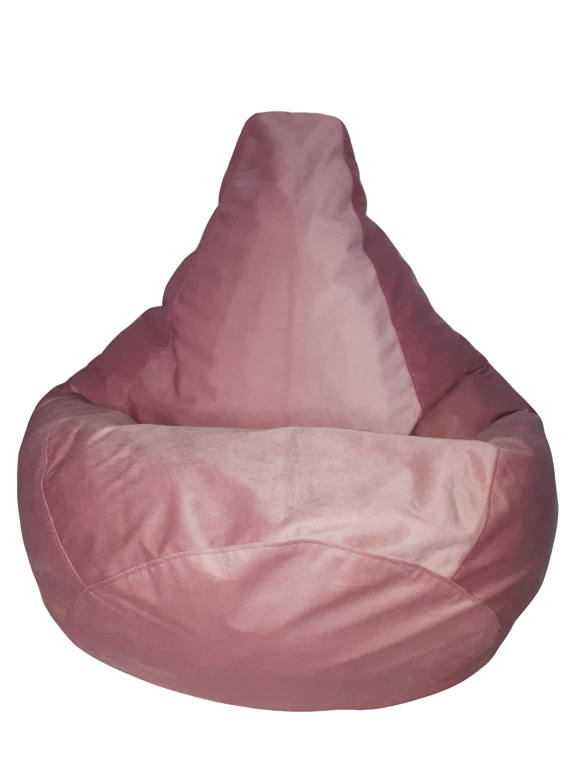 

Кресло-мешок Ecobag Груша однотонная 120/80 Розовый