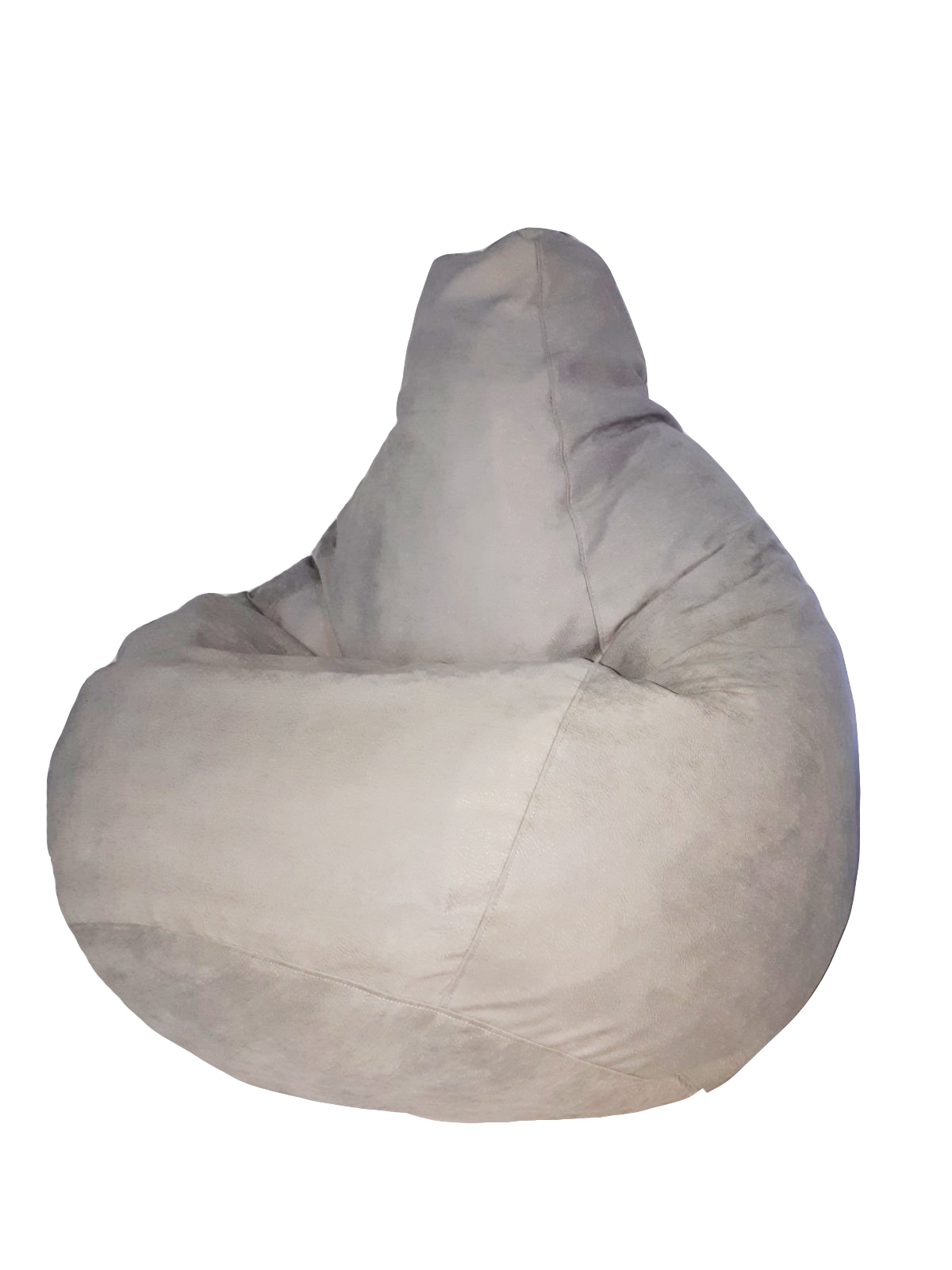 

Кресло-мешок Ecobag Груша однотонная 130/90 Белый