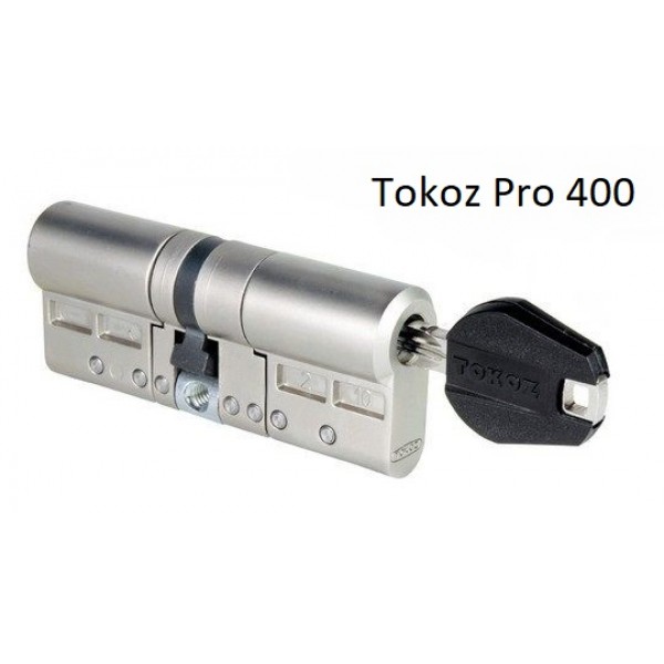 

Циллиндр TOKOZ PRO 400 95мм (30*65) матовый никель