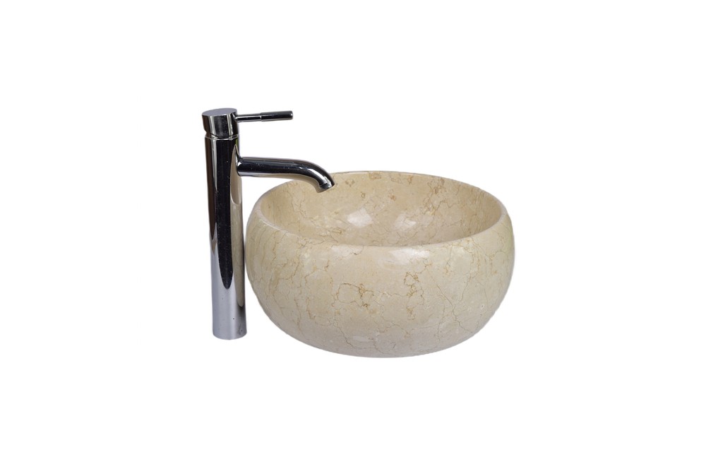 

Умивальник з каменю CREAM Industar s23-4423-1 36 см Круглий