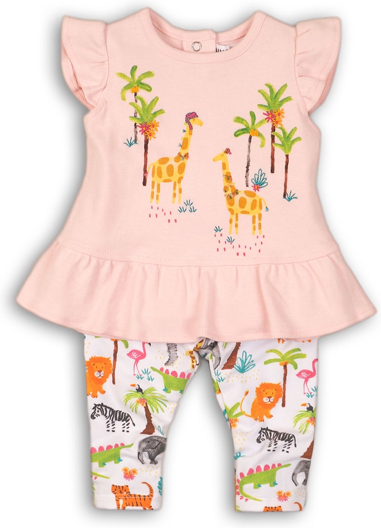 

Костюм (туника + лосины) Minoti Flamingo 8 7598 56-62 см Разноцветный