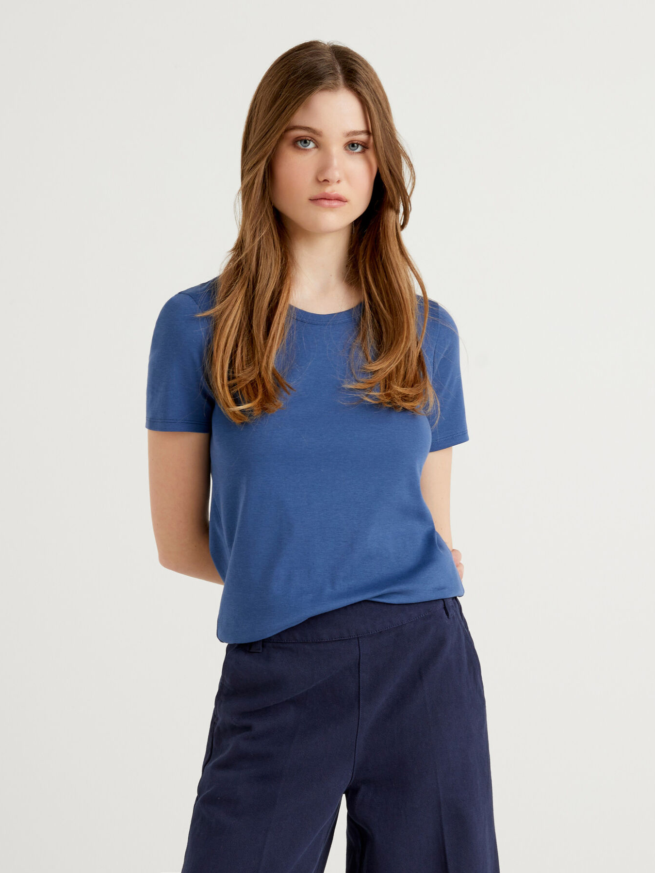 

Футболка United Colors of Benetton 3GA2E16A0-217  Синяя, Футболка United Colors of Benetton 3GA2E16A0-217 L Синяя