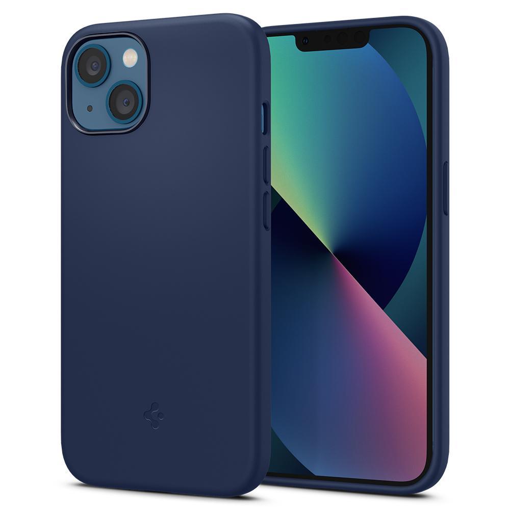 

Чехол Spigen для iPhone 13 - Silicone Fit, Navy Blue