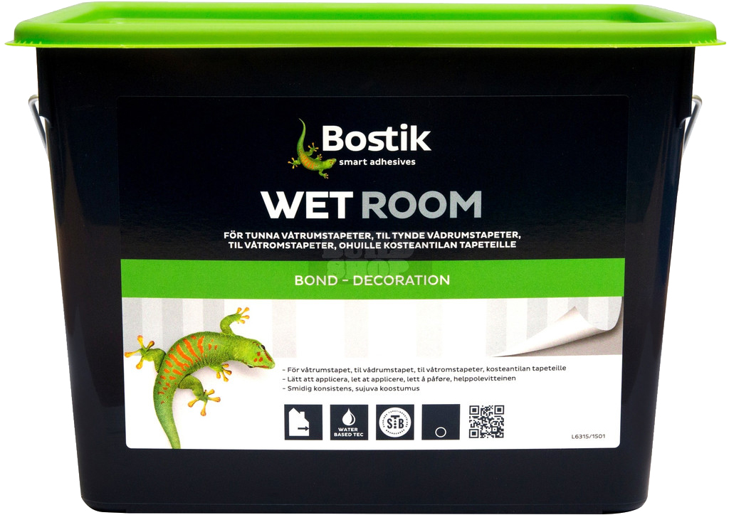 

Клей для обоев Bostik Wet Room 78 15 л Белый (IG9089157474)
