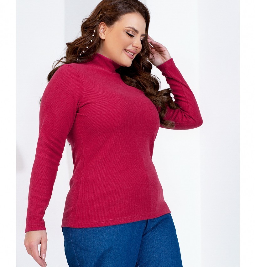 

Светр-Гольф Minova 32343 - Малиновий, Светр-Гольф Minova 32343 48-50 Малиновий