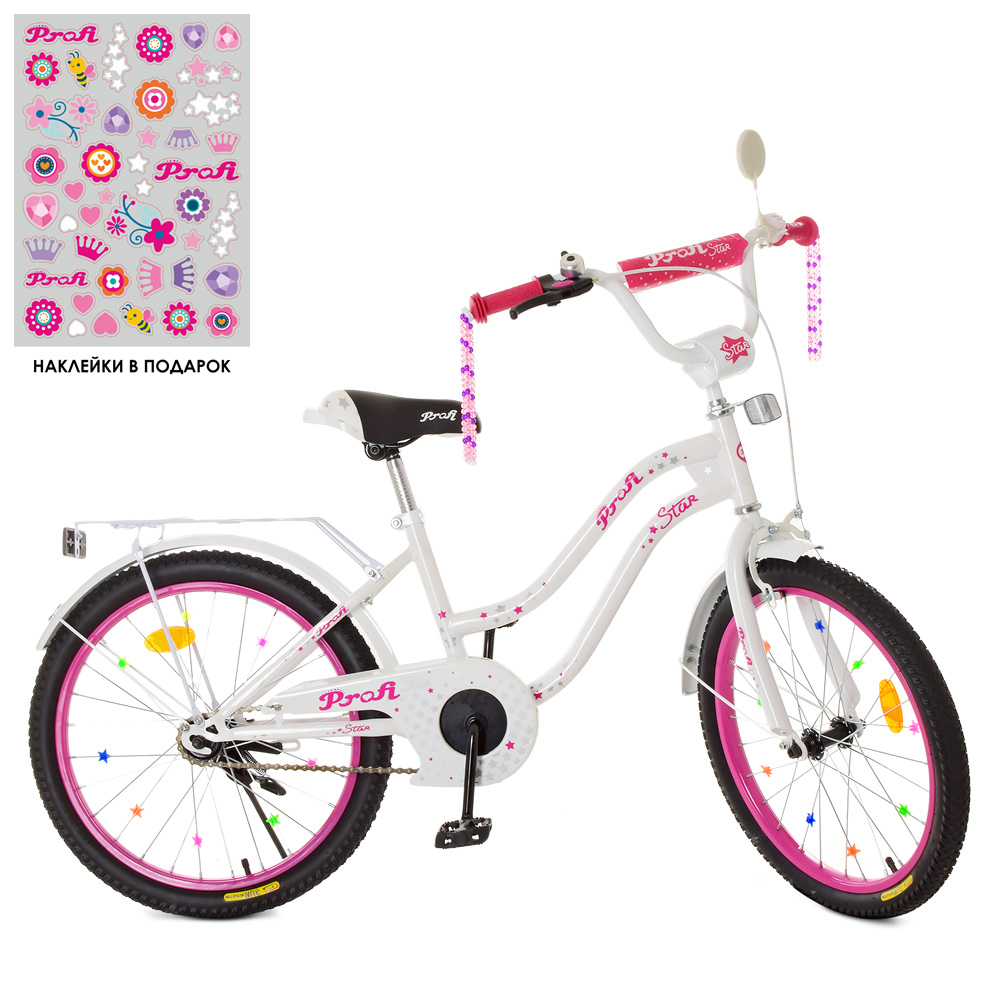 

Велосипед Profi 20" Star XD2094 White Crimson (XD2094)
