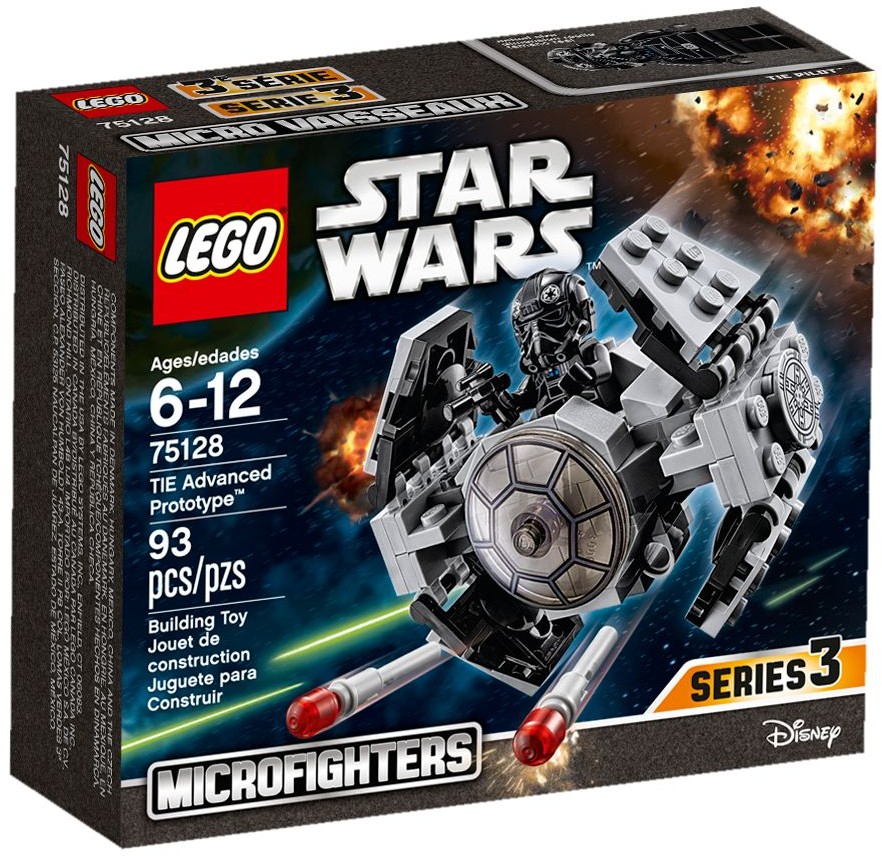 

Конструктор LEGO 75128 Star Wars Покращений прототип зоряного винищувача TIE Advanced Prototype Microfighter