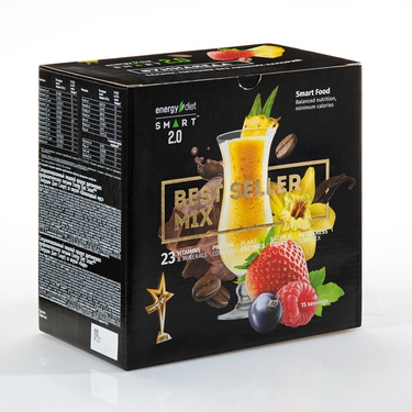 

Коктейль Энерджи Диет Еnergy Diet Smart Best Seller Mix Сбалансированное питание для похудения и коррекции веса 15 саше по 30 г