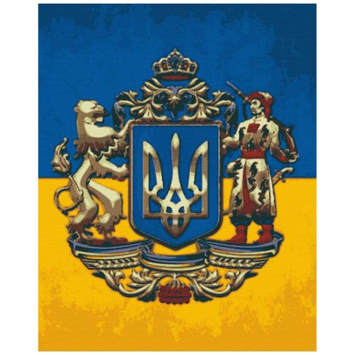 

Картина по номерам / анти-стресс раскраска "Большой герб"
