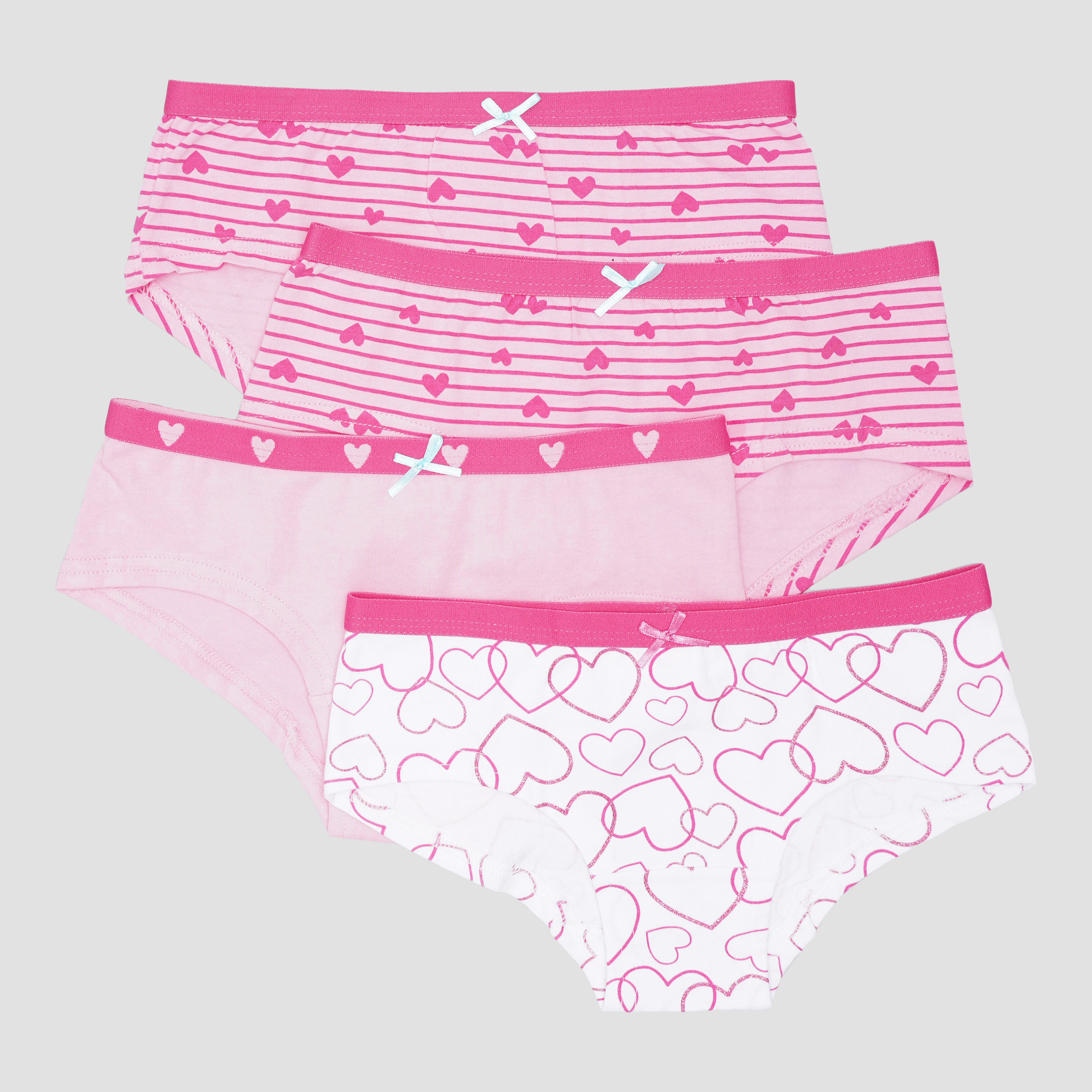 

Трусики Jacky & Tommy chl09100229 146-152 см 4 шт Розовые