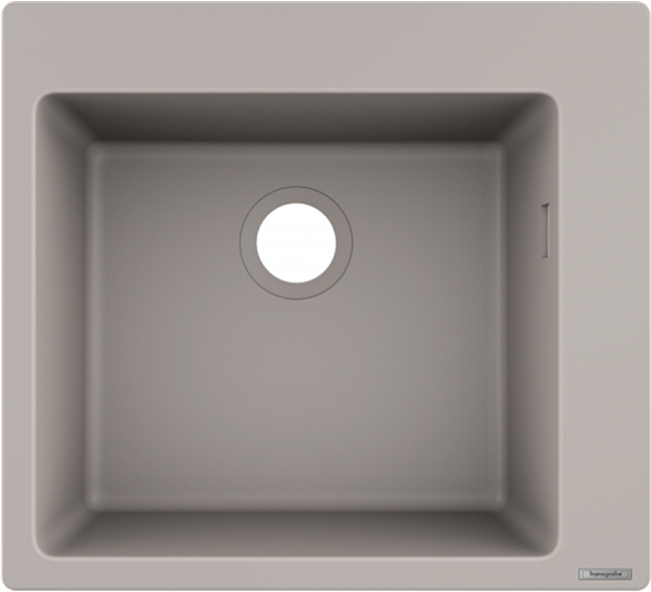 

Кухонна мийка Hansgrohe S510-F450 560х510 Concretegrey 43312380