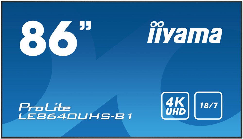 

Монитор Iiyama Ekran 86" LE8640UHS-B1