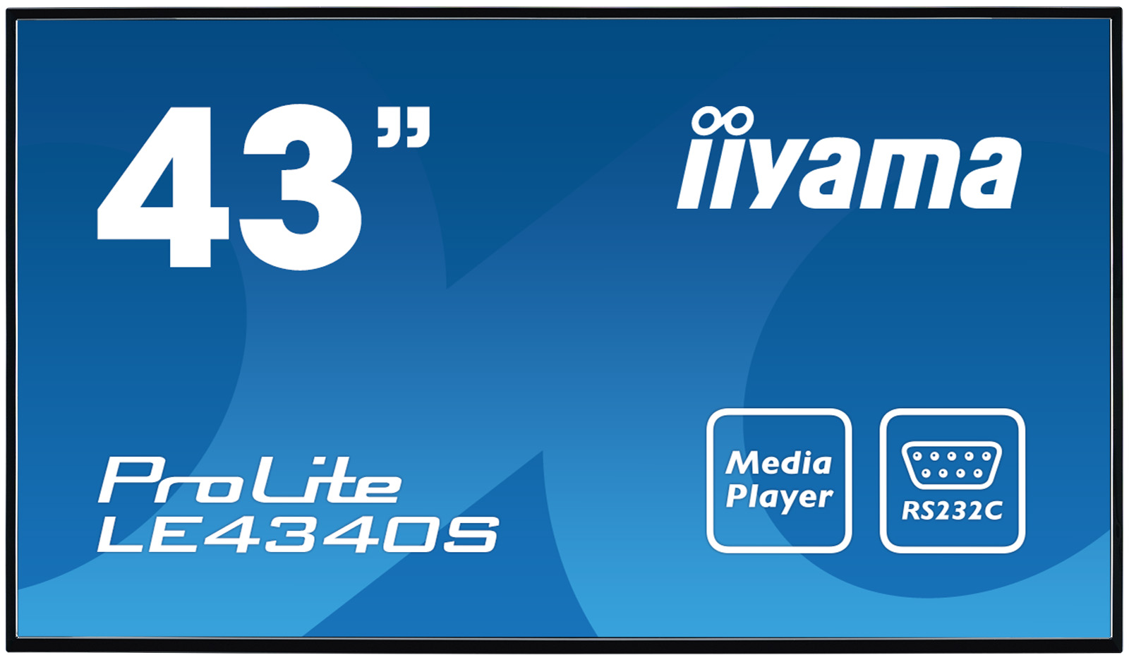 

Монитор Iiyama 43" ProLite (LE4340S-B1)