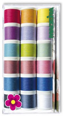 

Набор катушек Aerofil №120 коллекция Clear Box Aerofil Summer (18 х 400 м) MADEIRA 8025
