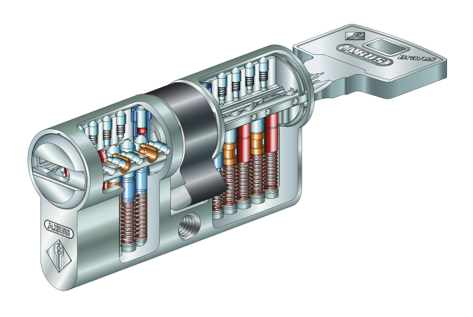 

Дверний циліндр ABUS BRAVUS 3000 Compact, ключ-тумблер, 105 (60х45Т), 3 ключі, колір - нікель