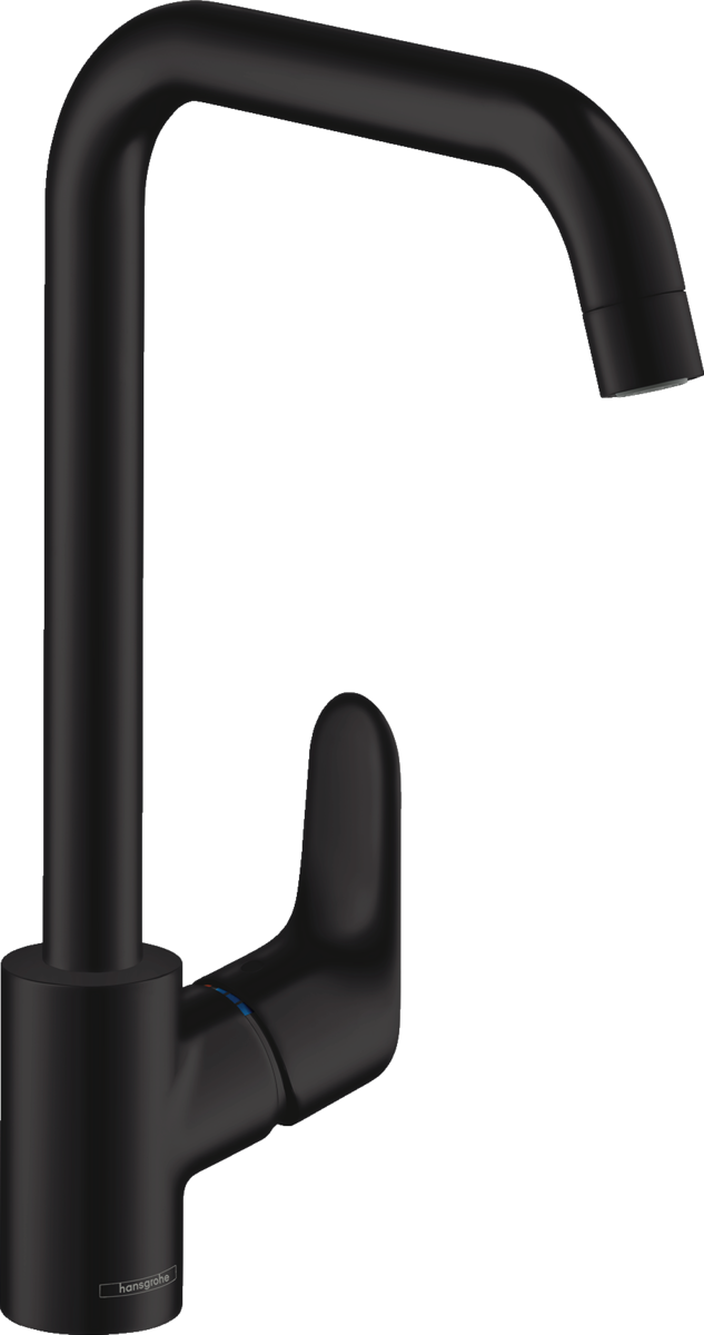 

Змішувач для кухні Hansgrohe Focus 260 Matt Black 31820670