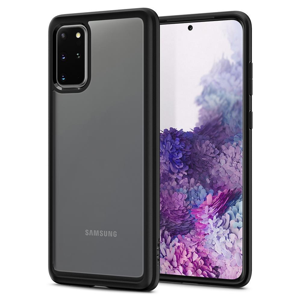 

Чехол Spigen Ultra Hybrid для Samsung Galaxy S20 Plus Matte Black