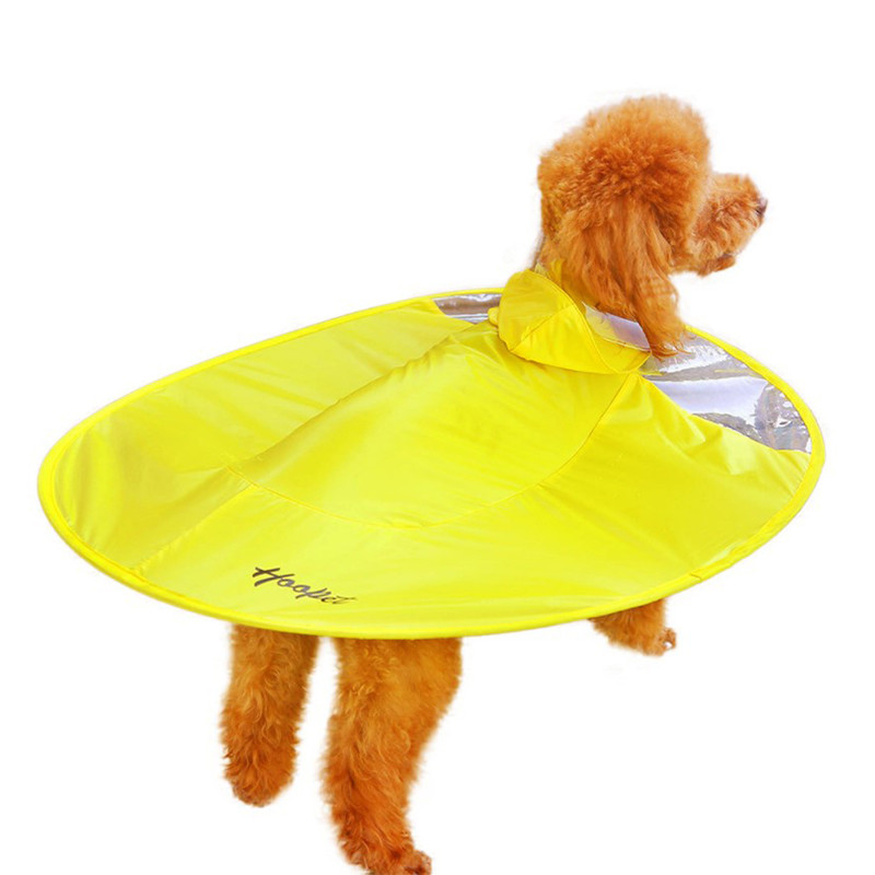 

Плащ от дождя дождевик для собак Hoopet HY-1555 Yellow XL (F_5295-17604)