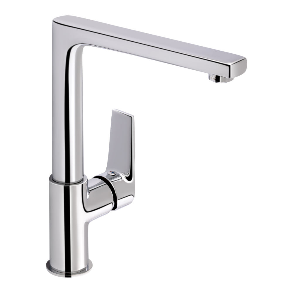 

Смеситель Qtap Stenava Хром Для кухни Однорычажный (10M45102C)